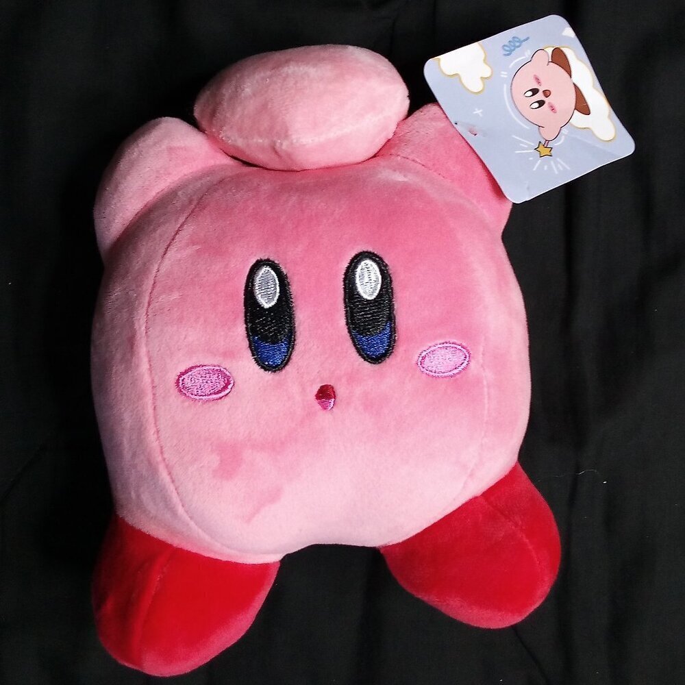 NWT Club Mochi Mochi Kirby With Heart Plush Stuffed Animal Small 6"